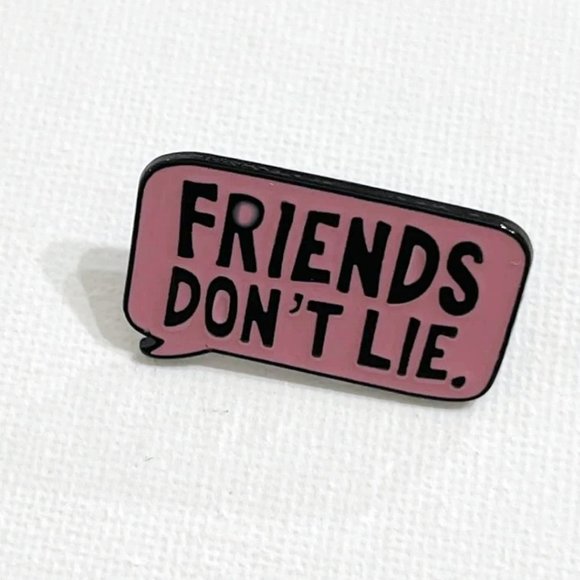 💚 2 for $20 💚 “Friends Don't Lie" - Eleven / 11- Stranger Things - Enamel Pin - Picture 4 of 5